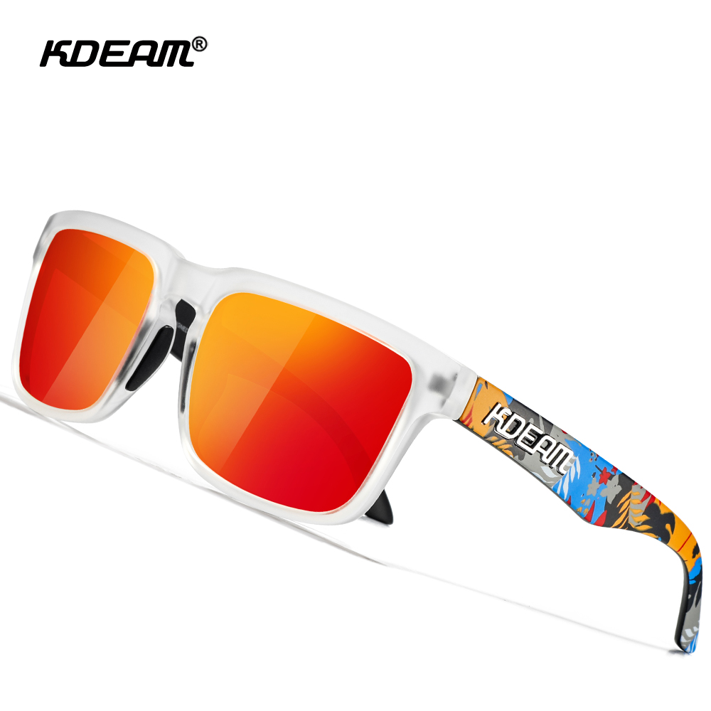 Sunglasses Aviator Polarized - KDEAM Elegante, quadratische Sonnenbrille für Damen