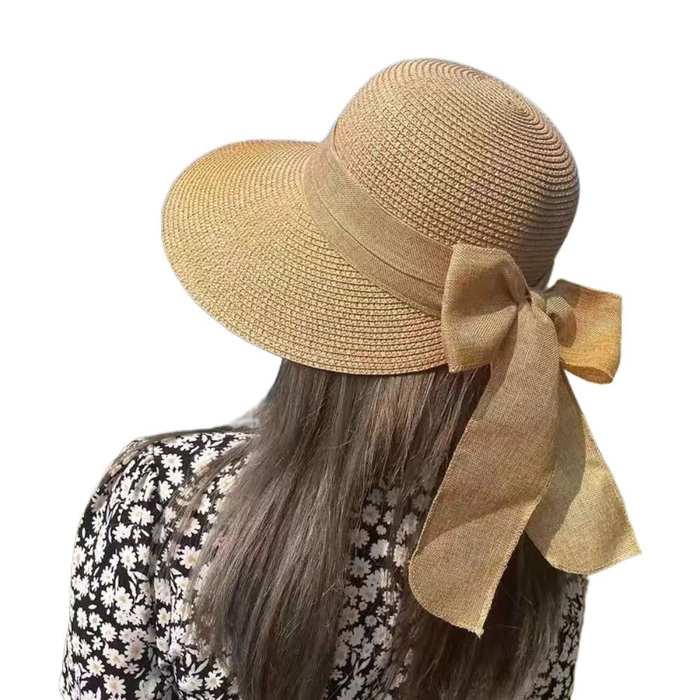 Bowknot Sonnenhut Sommer atmun – Bucket Hat Straw Bewertung und Preis