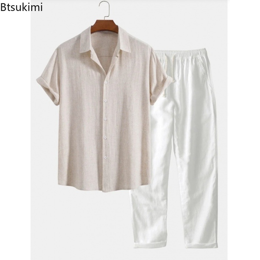 2026 Herren Mode Einfarbiges S – Linen Shirt Breathable Bewertung und Preis