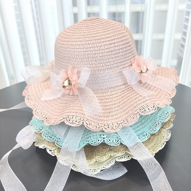 Mädchen 2-teiliger Strohhut Ei – Bucket Hat Straw Bewertung und Preis