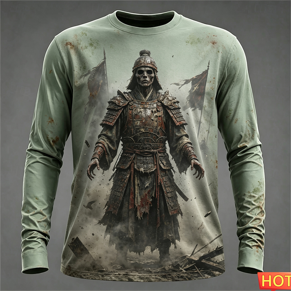 Herbst-Winter Herren Langarm-T – Tee Graphic Print Bewertung und Preis